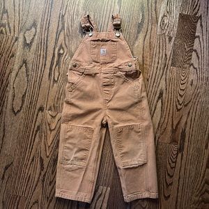 3T Carhartt KIDS' CANVAS BIB OVERALL - EUC